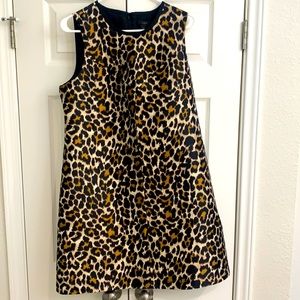 Jcrew Animal print dress